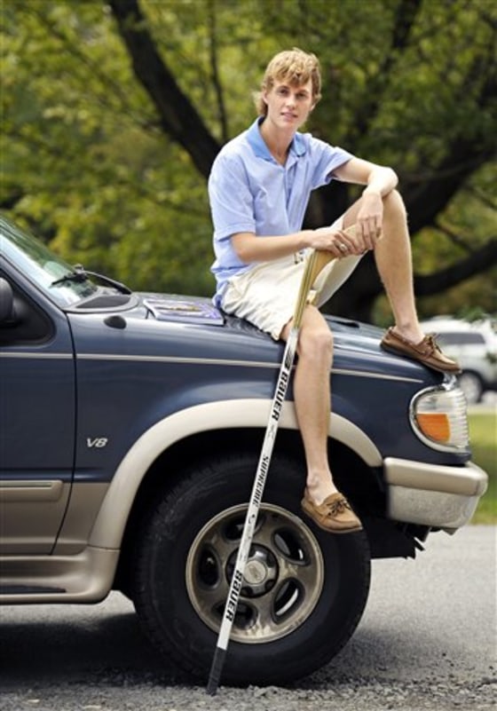 Griffin Boyle was accepted at Penn State University. But tuition, fees and room and board would have cost more than $36,000 a year. So he is living at home with mom Kellie and father Jim and commuting to George Mason University, a state school that costs $8,700 in tuition and fees.